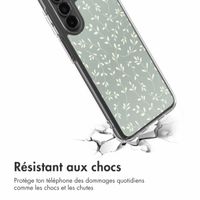 imoshion Coque Design Samsung Galaxy A17 (5G) / (4G) - Smoke Green Flowers