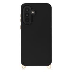 Selencia Coque arrière Rivièra avec MagSafe avec crochets amovibles Samsung Galaxy A36 / A56 - Velvet Black
