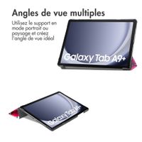 imoshion Coque tablette Design Trifold Samsung Galaxy Tab A9 Plus - Floral Water Color