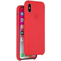 Apple Coque en silicone Apple iPhone X - Red