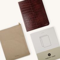 Selencia Coque Croco Apple iPad Air 11 pouces (2026) M4 / (2025) M3 / (2024) M2 / Air 5 (2022) / Air 4 (2020) - Burgundy