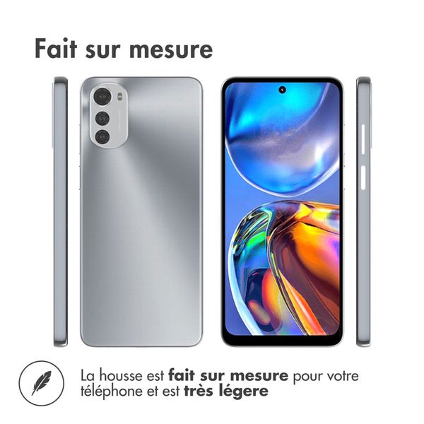 Accezz Coque Clear Motorola Moto E32 / E32s - Transparent