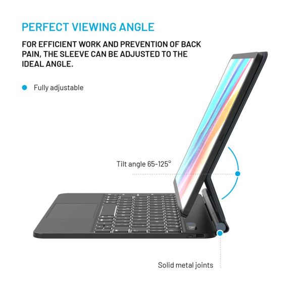 Fixed Étui clavier Typee Apple iPad Pro 11 (2025) M5 / (2024) M4 - QWERTY / NL - Noir