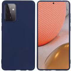 imoshion Coque Couleur Samsung Galaxy A72 - Bleu foncé