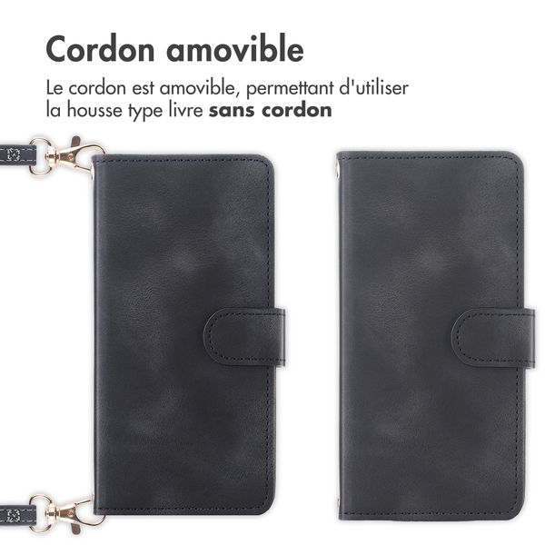 imoshion Etui de télephone portefeuille avec cordon Oppo Reno15 (5G) - Noir