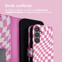 imoshion Étui de télephone portefeuille Design Samsung Galaxy S23 FE - Retro Pink
