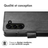 imoshion Étui de télephone portefeuille de luxe Samsung Galaxy Z Fold 6 - Noir