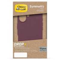 OtterBox Coque en cuir de cactus Symmetry MagSafe Apple iPhone 16 - Maroon Bells