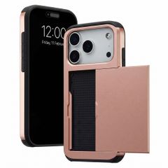 imoshion Coque arrière avec porte-cartes Apple iPhone 18 Pro / 17 Pro - Rose Gold