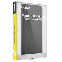 Accezz Étui de télephone Slim Folio en cuir de qualité supérieure Apple iPhone 14 Plus - Noir