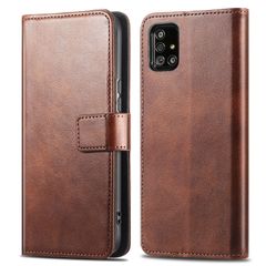 imoshion Étui de télephone portefeuille de luxe Samsung Galaxy A51 - Marron foncé