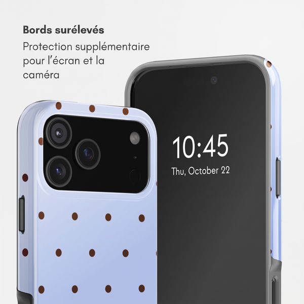 Selencia Coque arrière Vivid avec MagSafe Apple iPhone 18 Pro Max / 17 Pro Max - Happy Dots Digital Sky