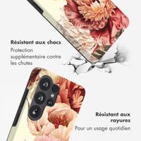 Selencia Coque arrière Vivid avec MagSafe Samsung Galaxy S26 Ultra - Vintage Peony