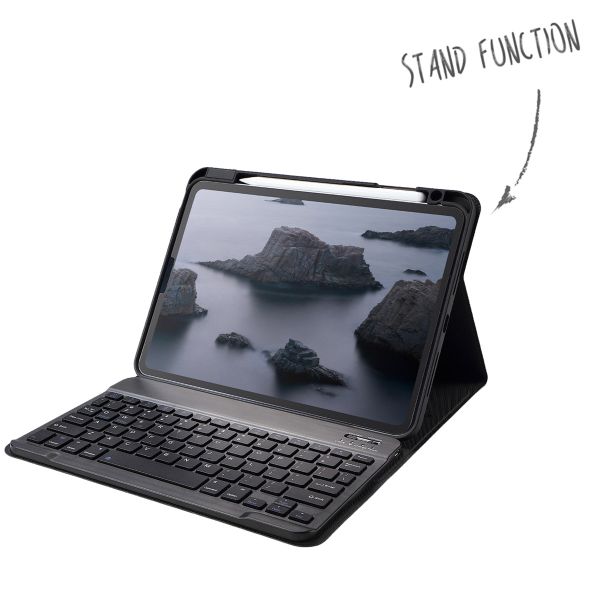 Accezz Étui de tablette Bluetooth Clavier Apple iPad Pro 11 (2025) M5 / (2024) M4 - QWERTY / NL - Noir