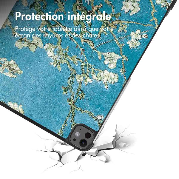 imoshion Coque tablette Design Trifold Apple iPad Pro 13 (2025) M5 / (2024) M4 - Green Plant