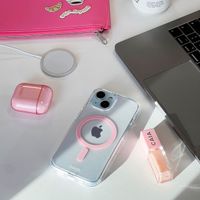 Holdit Coque MagSafe Apple iPhone 16 - Transparent / Pink