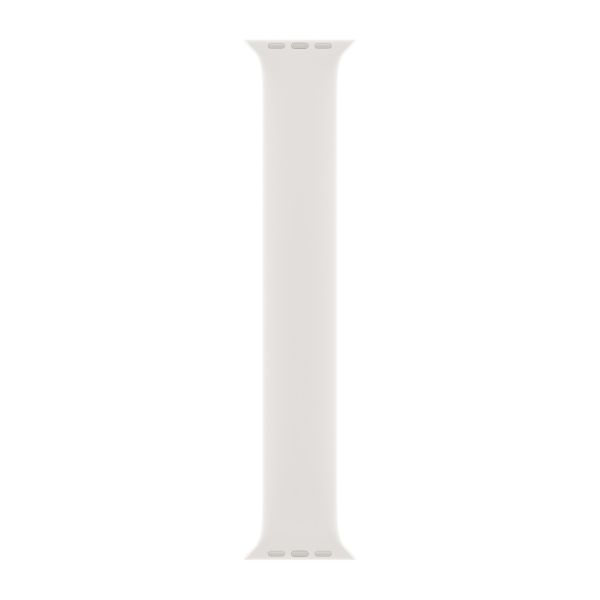 Apple Bracelet Boucle unique en Silicone Apple Watch | 38/40/41/42 mm - Taille 4 - White