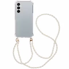 imoshion Coque avec dragonne + bracelet - Perles Samsung Galaxy A54 (5G) - Transparent