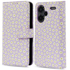 imoshion Étui de télephone portefeuille Design Xiaomi Redmi Note 13 Pro Plus (5G) - White Daisy