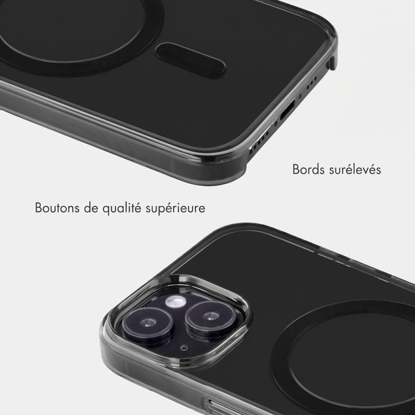 Accezz Lite coque arrière avec MagSafe Apple iPhone 15 - Smokey Clear