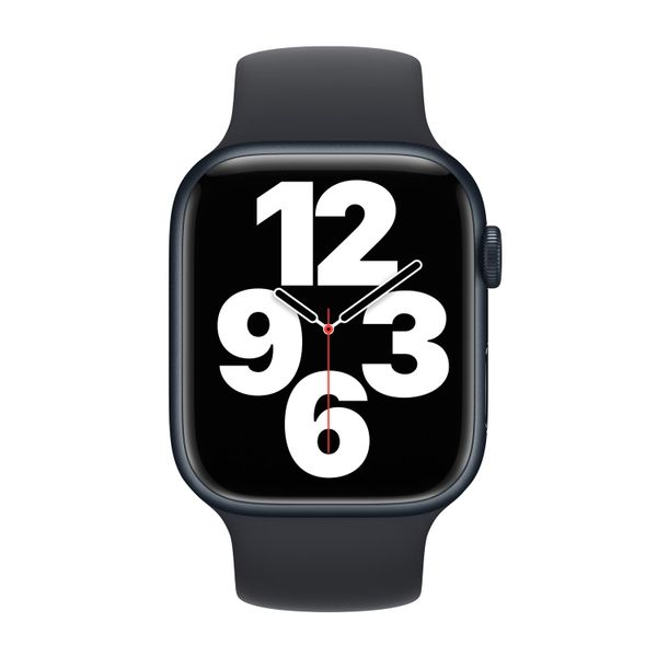 Apple Bracelet Boucle unique en Silicone Apple Watch | 38/40/41/42 mm - Taille 3 - Midnight