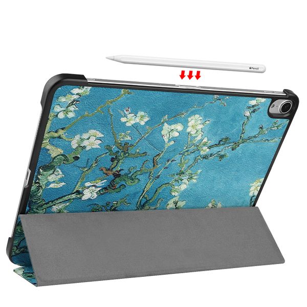 imoshion Coque tablette Design Trifold Apple iPad Air 11 pouces (2026) M4 / (2025) M3 / (2024) M2 / Air 5 (2022) / Air 4 (2020) - Green Plant
