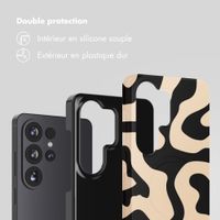 Selencia Coque arrière Vivid Samsung Galaxy S26 Ultra - Art Wave Black