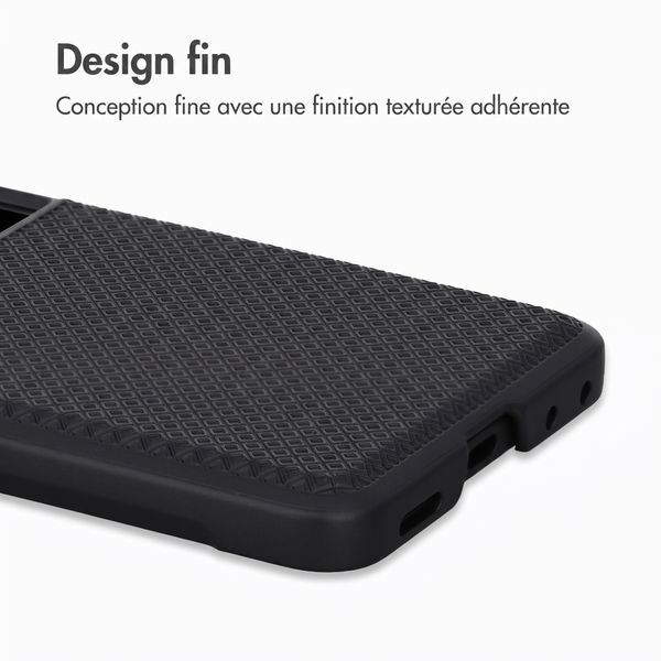 Accezz Coque arrière Grid Samsung Galaxy Z Flip 8 - Noir