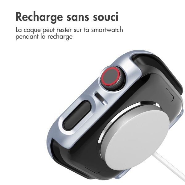 imoshion Coque rigide à couverture complète Apple Watch 4 / 5 / 6 / SE - 44 mm - Argent