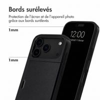 imoshion Coque arrière avec porte-cartes Apple iPhone 18 Pro / 17 Pro - Noir