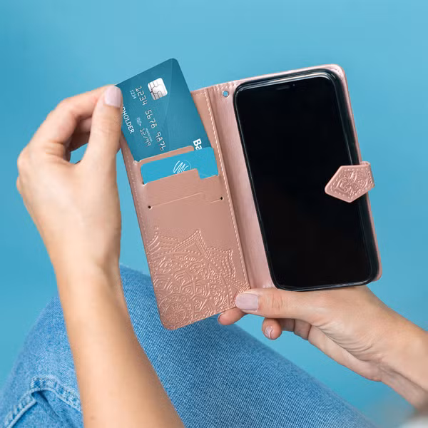 imoshion Etui de télephone Mandala Oppo A53 / Oppo A53s - Rose Doré