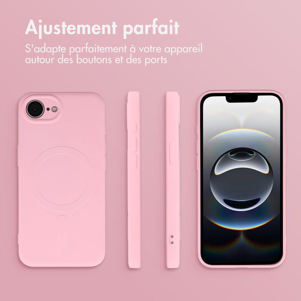imoshion Coque Couleur avec MagSafe Apple iPhone 17e / 16e - Candy Pink