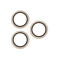 PanzerGlass Protection Caméra Hoops Optic Rings Apple iPhone 17 Pro / 17 Pro Max - Or Pailleté