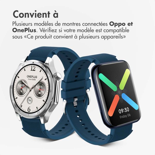 imoshion Pr3869 OnePlus Watch 3 / 2 / 2R / Oppo Watch X2 / X - Bleu foncé