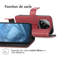 imoshion Étui de télephone portefeuille de luxe Xiaomi Redmi Note 14 Pro (4G) - Rouge