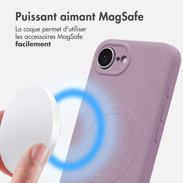 imoshion Coque Couleur avec MagSafe Apple iPhone 17e / 16e - Violet