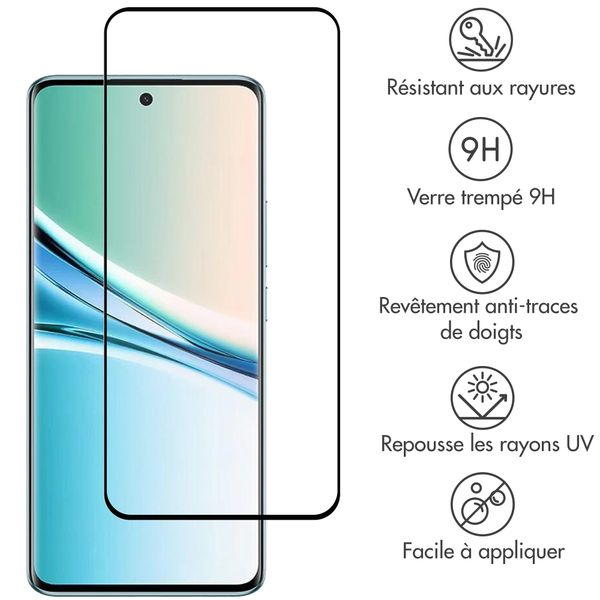 Accezz Protection d'écran en verre trempé Full Cover Xiaomi Redmi Note 15 (4G)
