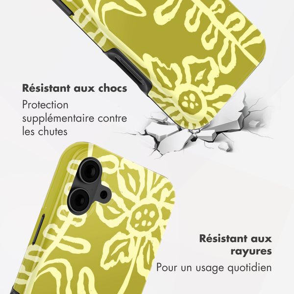 Selencia Coque arrière Vivid avec MagSafe Apple iPhone 16 - Chalky Bloom