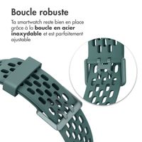 imoshion Bracelet sport en silicone avec boucle Fitbit Charge 5 / 6 - Vert