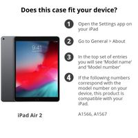 Concevez votre propre coque rotative à 360° Apple iPad Air 2 (2014) - Noir