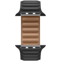 Apple Bracelet Leather Link Apple Watch | 38/40/41/42 mm - Taille S/M - Noir
