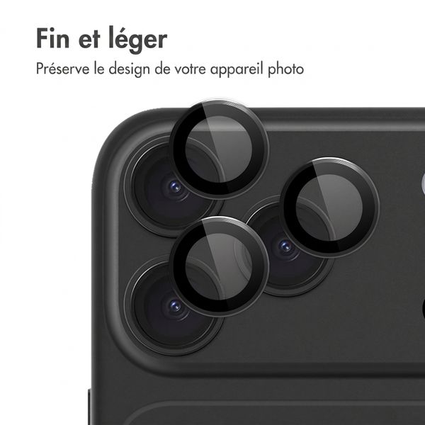 imoshion Lot de 2 protections d'objectif de caméra pour Apple iPhone 18 Pro / 18 Pro Max - Noir