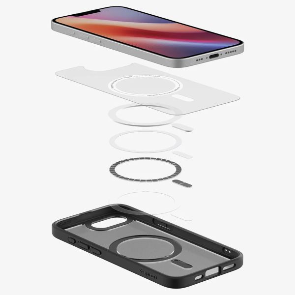 Spigen Coque Ultra Hybrid MagSafe Apple iPhone 17e / 16e - Frost Black