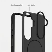 imoshion Coque arrière Color avec Thin MagSafe Ring Samsung Galaxy S26 - Noir
