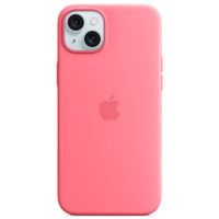 Apple Coque en silicone MagSafe Apple iPhone 15 Plus - Rose