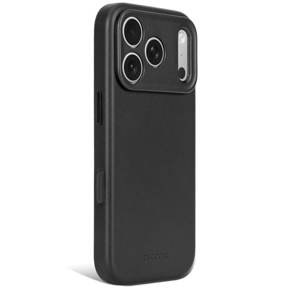 Decoded Coque en cuir MagSafe Apple iPhone 18 Pro Max / 17 Pro Max - Black