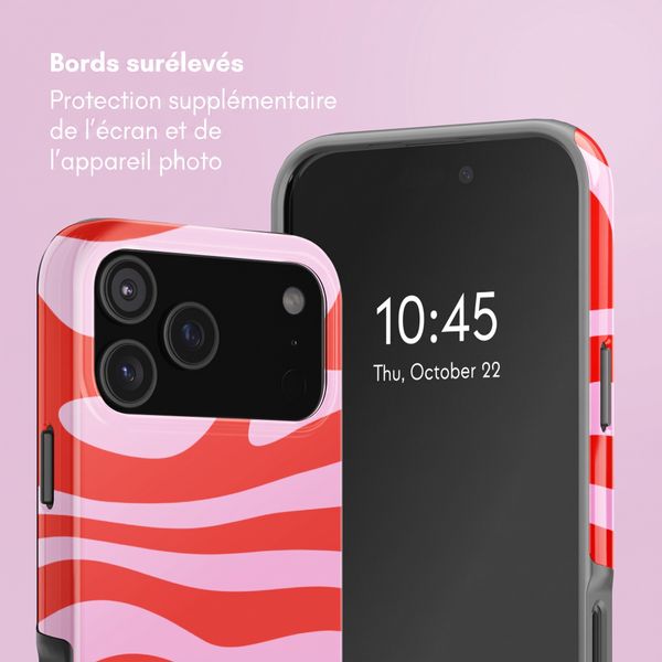 Selencia Coque arrière Vivid avec MagSafe Apple iPhone 18 Pro / 17 Pro - Dream Swirl Pink