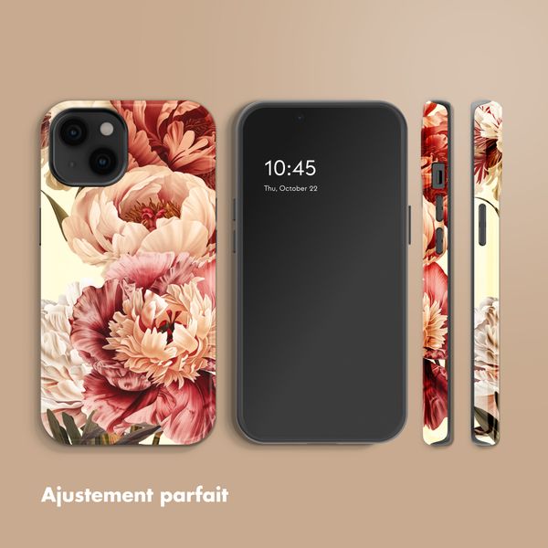 Selencia Coque arrière Vivid avec MagSafe Apple iPhone 14 - Vintage Peony