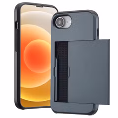 imoshion Coque arrière avec porte-cartes Apple iPhone 17e / 16e - Bleu foncé