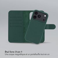 Accezz Coque portefeuille Edge amovible avec MagSafe Apple iPhone 18 Pro / 17 Pro - Vert